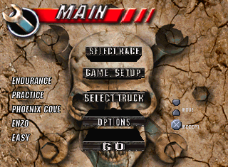 Thunder Truck Rally background
