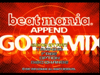 BeatMania Append Gotta Mix (Japan) background